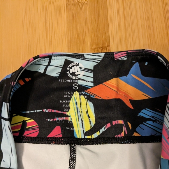 Feed me fight me CrossFit / workout shorts, size small - Picture 3 of 3